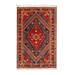 Cam Rugs: A red handmade Kashkoli wool area rug, with a traditional geometric motif design. 