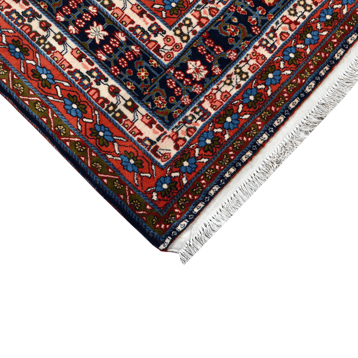 Authentic Persian Kashkoli 6'5" X 10' Hand-Knotted Black Wool Rug