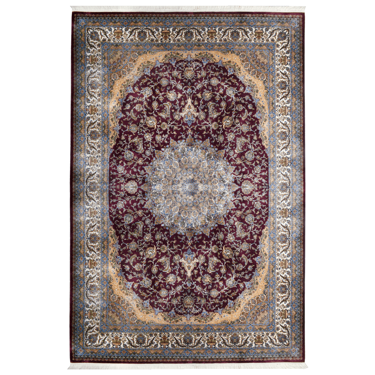 Authentic Modal Silk Red Area Rug — Cam Rugs