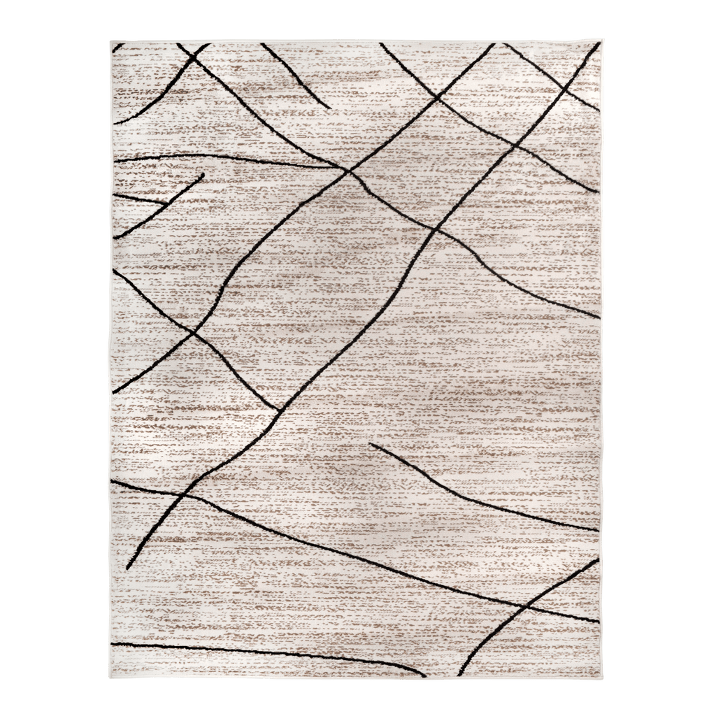 Amelie Abstract Beige Rug
