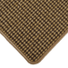 Corner of a CamRugs.Ca brown solid utility area rug.
