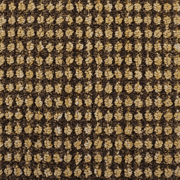 Detail of a CamRugs.Ca brown solid utility area rug.