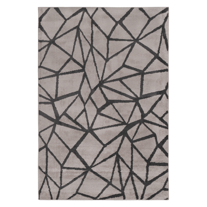CamRugs.Ca grey geometric area rug.