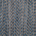 Detail of a CamRugs.Ca blue outdoor area rug.