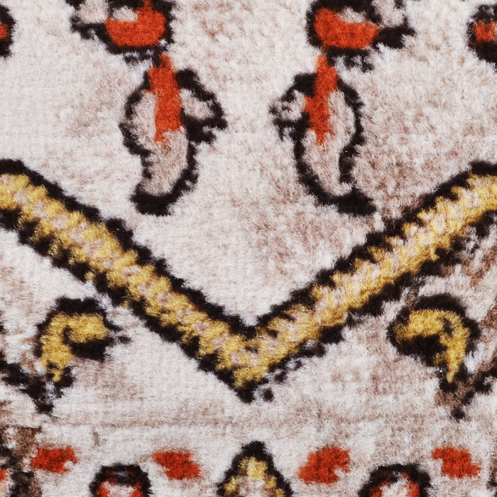 Detail of a CamRugs.Ca brown traditional area rug.