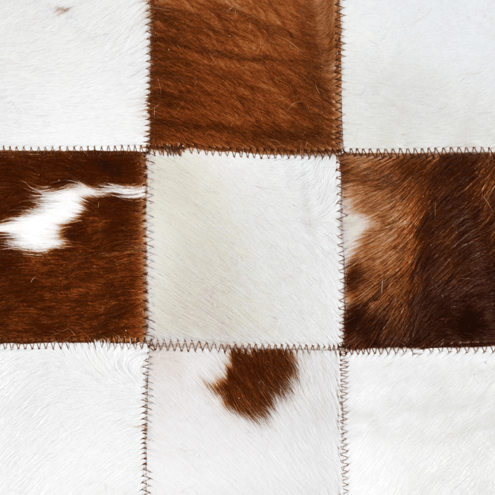 Naturals Collection Vintage 3'11" X 5'10" Brown Cowhide Area Rug