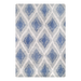 CamRugs.Ca blue modern geometric shag area rug.