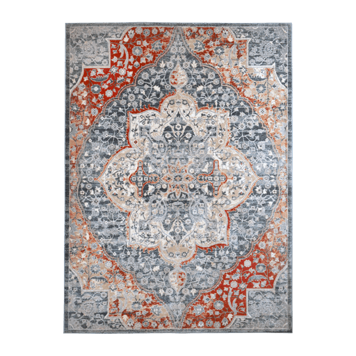 CamRugs.Ca multi-colour distressed traditional area rug.