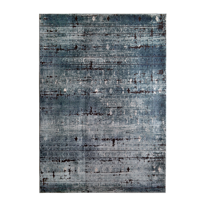 CamRugs.Ca blue distressed abstract area rug.
