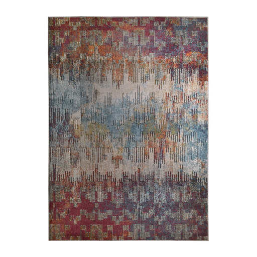 CamRugs.Ca multi-colour distressed abstract area rug.