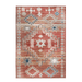 CamRugs red geometric traditional area rug.