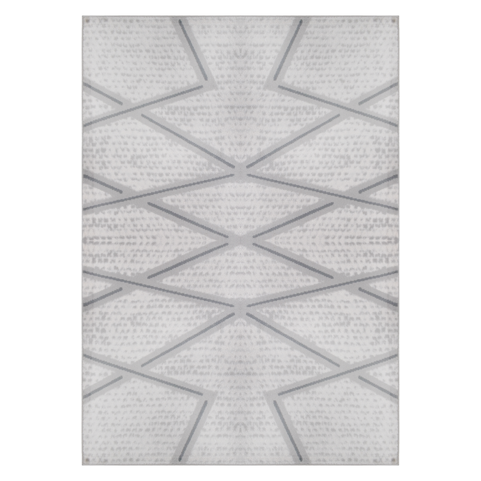 Maroc Grey Geometric Rug