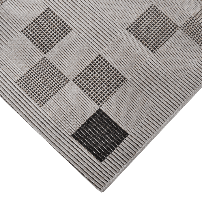 Country Elite Bordered Grey Outdoor Rug