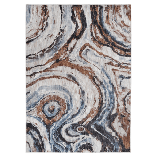 CamRugs.Ca grey marble area rug, made from recycled materials.