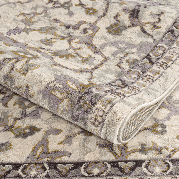 Sableye Rug Sable Grey Traditional Rug — Cam Rugs