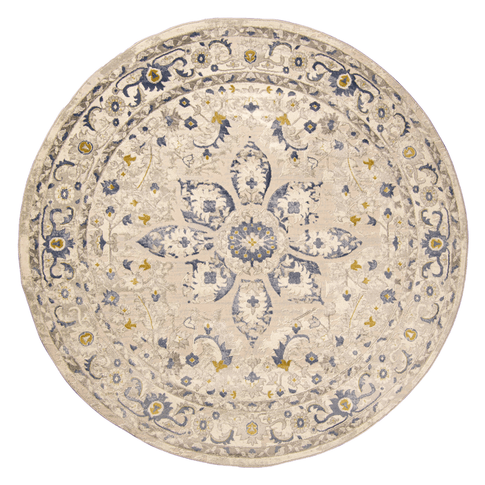 Sableye Rug Sable Grey Blue Traditional Rug — Cam Rugs